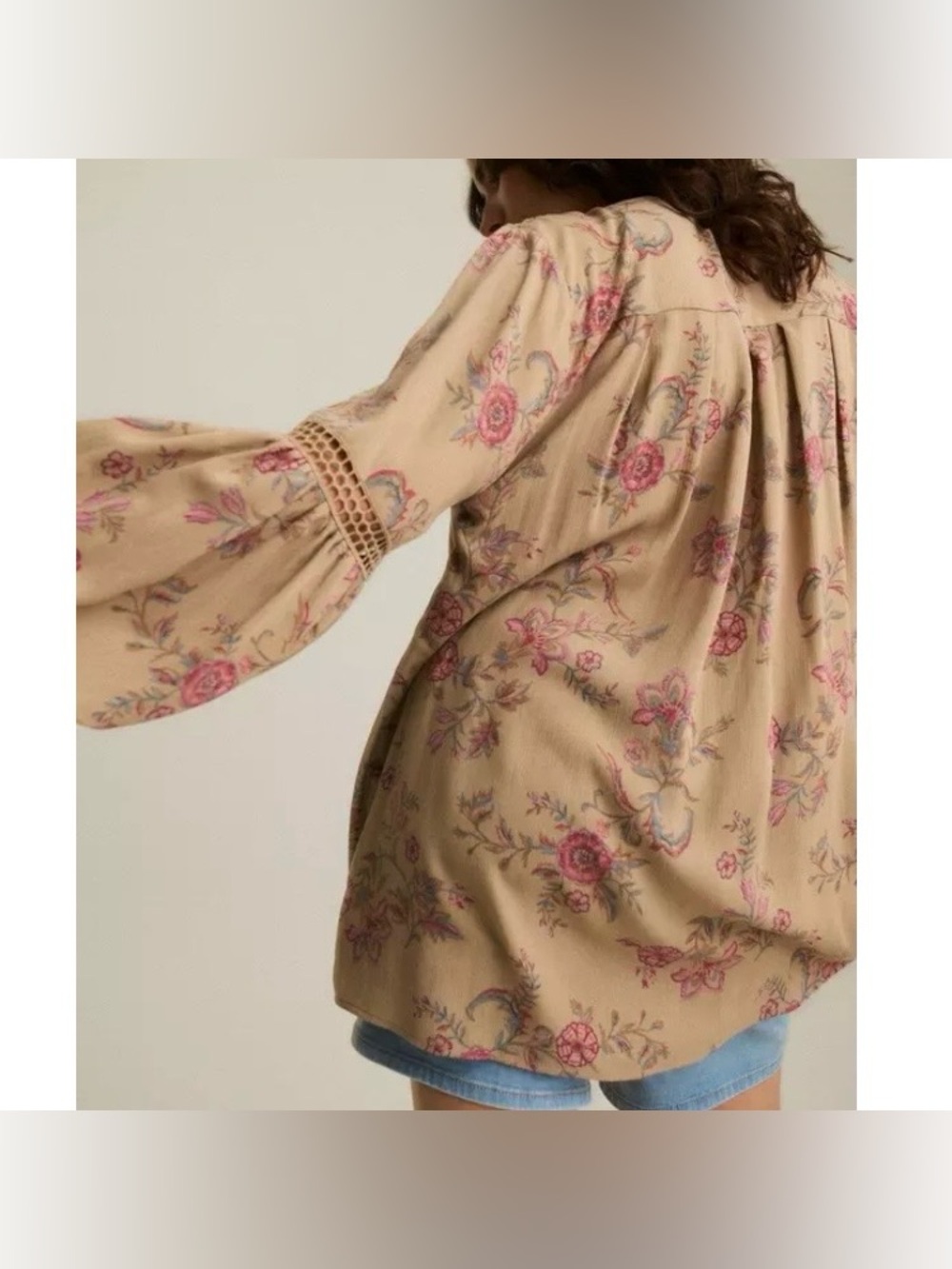 NWT Festive Western Torrid Festi Inset Gauze Tunic Size 3X - Picture 2 of 9